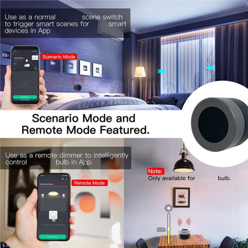 Tuya ZigBee  Knob  Wireless Scene  Button Controller Battery Powered Automation Scenario  Life 2
