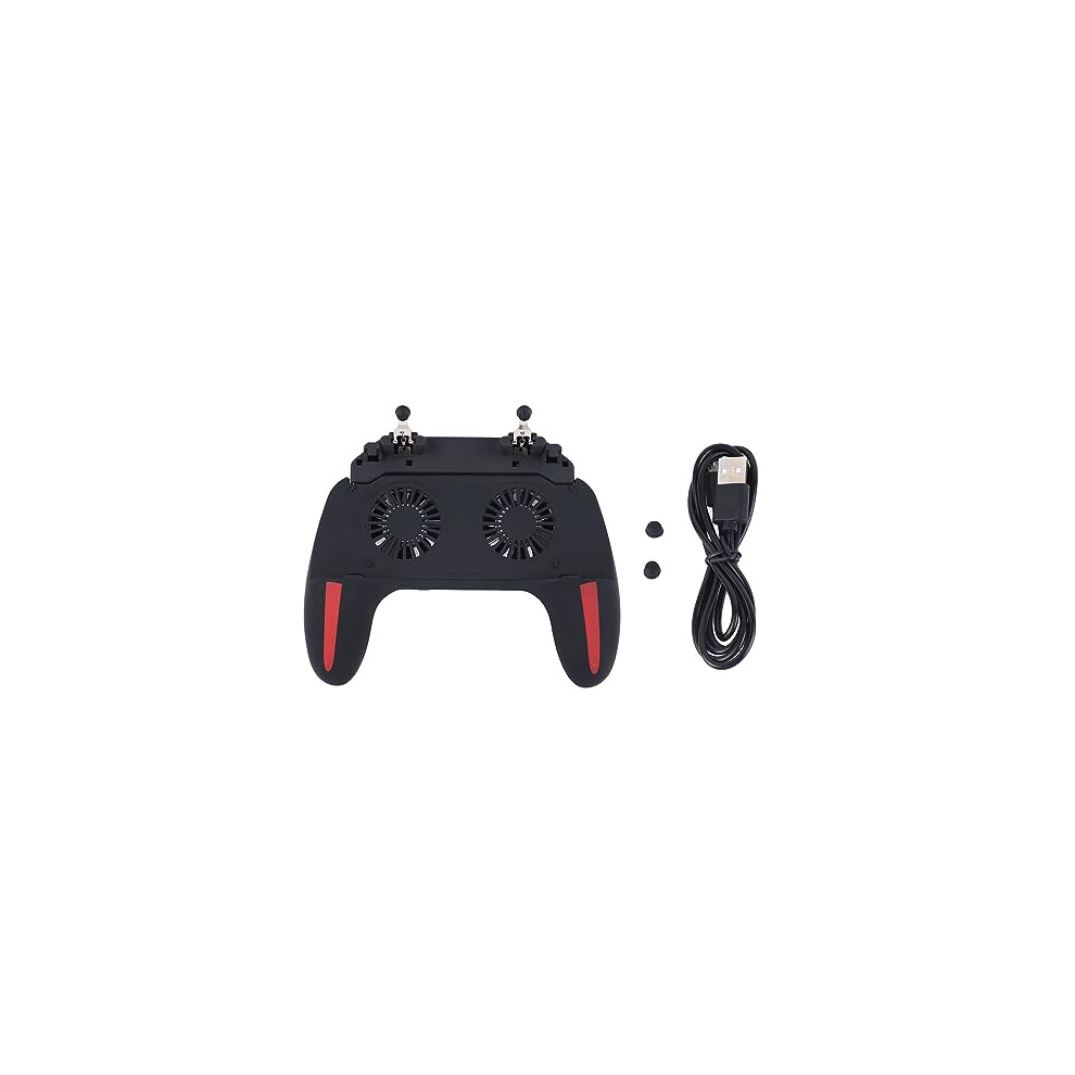 Mobile Game Controller With Dualfan Cooling System, Ergonomic Grip Gamepad For Smartphones (H10) 9330225066071