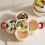 Multi Functional Kitchen Tray for Vegetables Divided Compartments Draining Holes Stackable Design Storage Plate A 5