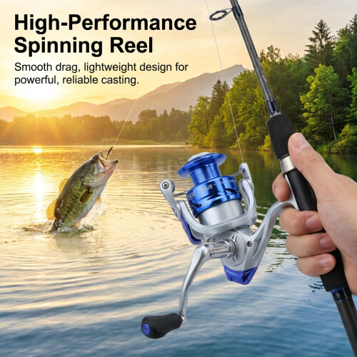 (NF3000) Saltwater Spinning Reel - Metal Core 2
