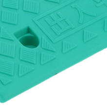 Green Threshold Ramp 9cm Heavy Duty PP