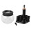 Makeup Brush Cleaner Dryer with 8 Silicone Collars, Deep Clean, Auto Black 2