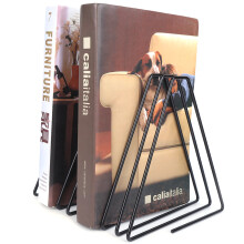 Flexible Metal Book Stand Organizer 17x17cm Black Gold Rose Gold