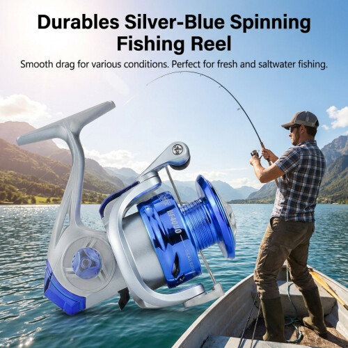 (NF6000) Saltwater Spinning Reel - Metal Core 2