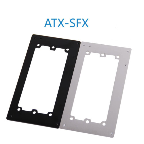 SFX to ATX Power Supply Adapter Bracket, Black, Improved GPU Clearance and Secure Mounting 2