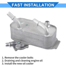 Engine Transmission Oil Cooler 17217551647 for E90 325i 325xi 330i 330xi 328i 335i 128i X1 Z4 Accessories