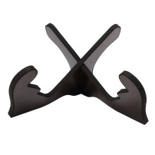 Guitar Stand Wooden X Frame Style Portable Removable Bracket Black for Strings