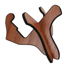 Holz-Gitarrenständer abnehmbarer X-Rahmenhalter für Saiteninstrumente, Gelb