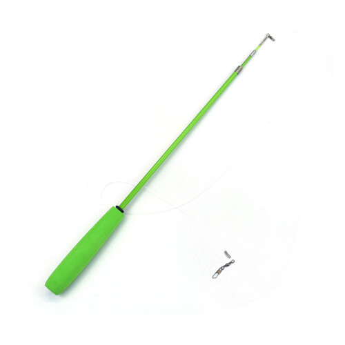 (Green) Retractable Dog Teaser Toy for Active Pets 1