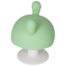 Baby Mushroom Silicone Teether for Infants Over 4 Months, Green, 8cm