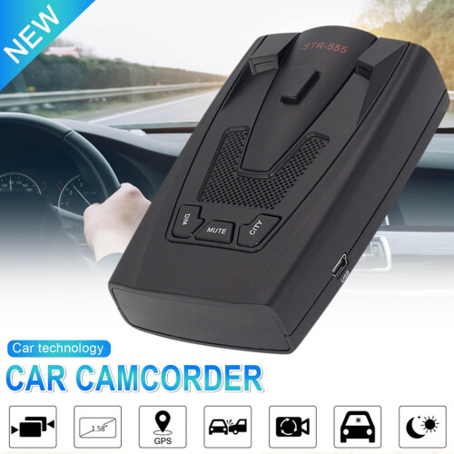 Car Radar Detector 360 FullFrequency Detection Long Range Speed Alerts DualLanguage Voice Warning 1