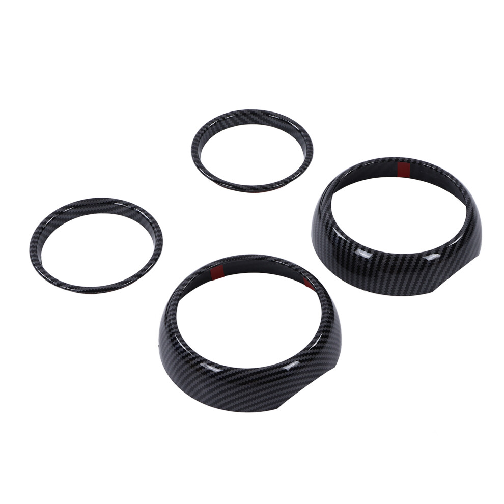 4Pcs Carbon Fiber Style Air Vent Cover Fits F55 F56 F57 Hatchback 2014Â2021 4001391225528
