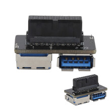 19Pin USB 3.0 Adapter 20Pin Splitter 2 Buchsen