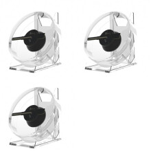 3X 3D Fan Hologram Projector Desktop LED Teken Holografische Lamp Speler Remote Display Ondersteuning Afbeeldingen en Video