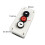 2X Waterproof Three Hole Push Button  Box 2NO 1NC, Left-Right Stop Electrical Control Station 3