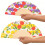 Multipurpose Lemon Cherries Hand Fan for Dance Performances-1 6