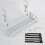 No Drilling Extendable Under Desk Box Tray and Cord Organizer Clamp Mount Computer Desk Wire Organizer 4