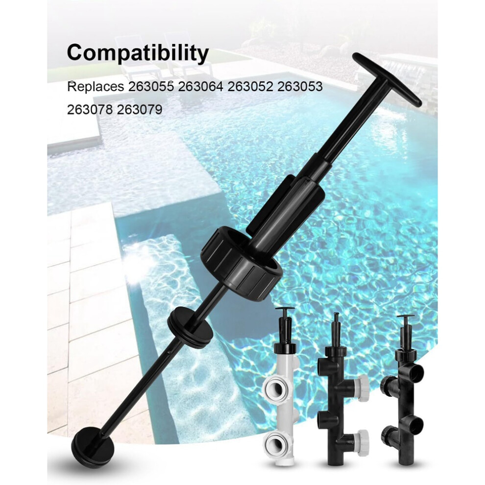 263055 Piston Shaft Assembly Replacement Kit For Pvc Slide Pool,Spa Valve 263064, 263052, 263053, 263078 6033190148126