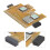 Desktop Diagnostic Card PCIe LPC 2LPC 4in1 Motherboard Debug Kit 8