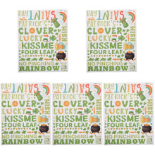 Easy Apply St. Patrick's Day Wall Decals Green Indoor Festival