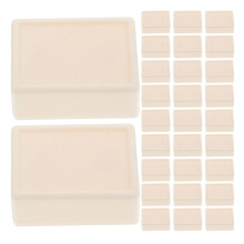 65Pcs Beige Acrylic Board Blank Tiles DIY Game Markers Set