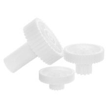 3Pcs Home Use Plastic Meat Grinder Gears Quiet Replacement Parts White