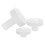 3Pcs Home Use Plastic Meat Grinder Gears Quiet Replacement Parts White 1