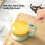 Electric Egg Beater Cup - Multifunctional Whisking Tool for Kitchen Efficiency White 5