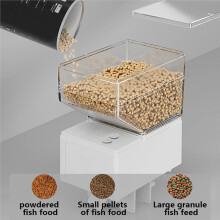 ZYfeeder Automatischer Fischfutterautomat 150/500 Ml, WLAN-Version, Zeitgesteuerter und Mengenmäßiger Schildkrötenfutterautomat A