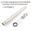 4X Kühlwassertransferrohr Ersatz-Kit für  E60 E64 E65 E66 E67 X5 E53 E70 N62 N62N 11141439975 5