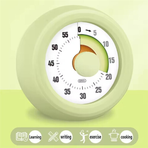 Manager 60 Minute Visual Timer for Kitchen and Self-Discipline Green 1