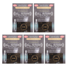 5pcs Black Gold Signal Boosting Stickers for Elevators, Cars & Tunnels