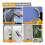 40 Pack Vinyl Wrap Squeegee 4 Inch / 6 Inch   Squeegee Window Film Squeegee Decal Applicator Scraper Tool 10