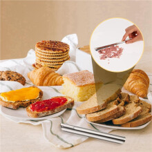 8X Balayeuse de Miettes de Table en Acier Inoxydable, Balayeuse de Miettes de Restaurant avec Clip de Poche, Outil de Nettoyage de Miettes de Table