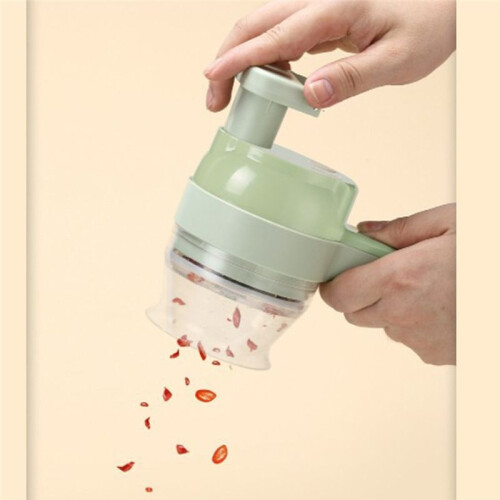 Multifunctional Chopper for Kitchen Use,Rechargeable Garlic Beater, Peeler, Whisk, Dish Brush,Handheld Kitchen Helper 1
