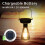 4 Pack Solar Hanging Lights Replacement Top with Bulb 3.15 Inch Solar Light Replacement Top Part Lantern Accessories 7