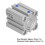 Bore 25mm Aluminum Double Acting Pneumatic Cylinder for Industrial Use SDA25x25 6