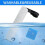 Suitable for Midea Sweeping Robot GX5 Replacement Spare Parts Main Roller Brush Filter Sponge Replacement Consumables 5