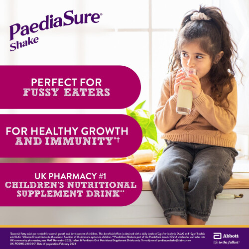 PaediaSure Shake – Vanilla Flavour – 400g – Balanced Nutritional Supplement Drin 2