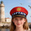 Party Ready Adjustable Captain Hat Adult Size Soft-Red 3