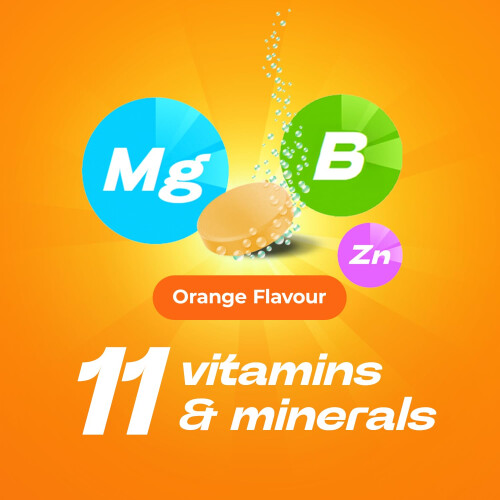 Berocca Immuno Effervescent Tablets, 11 Vitamins and Minerals, 2