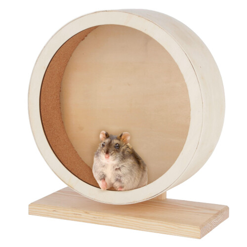 Kerbl Hamster Wood Wheel, Ø 29cm, Brown 1