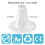 200 Pcs Ear Thermometer Probe Covers,Refill Caps Thermometer Covers 2