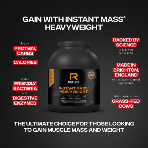Reflex Nutrition Instant Mass Heavyweight - Mass Gainer - Over 1000 1
