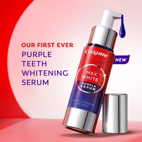 Colgate Colgate Max White Purple Teeth Whitening Serum 40ml 1