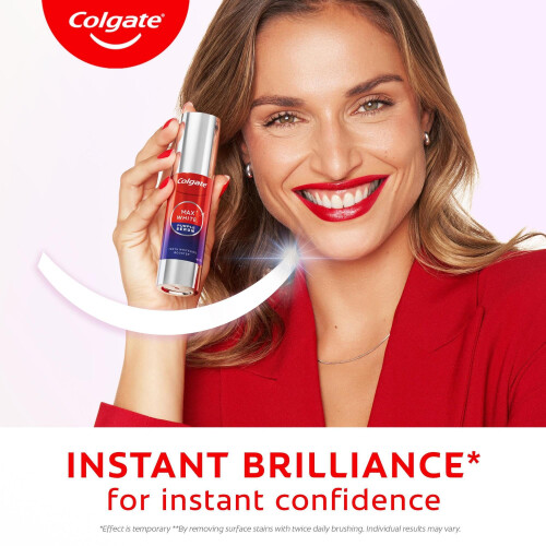 Colgate Colgate Max White Purple Teeth Whitening Serum 40ml 2