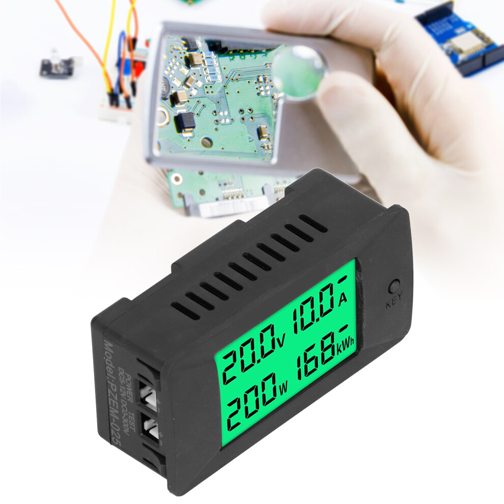 Digital Voltage Current Lcd Energy Meter 0-300A 85.3X44x32mm 4311391702302