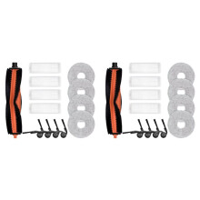 2 Set Compatible with Robot Vacuum S40 Pro / OV71GL Replacement Parts Accessories Main Side Brush HEPA Filter Mop Cloth