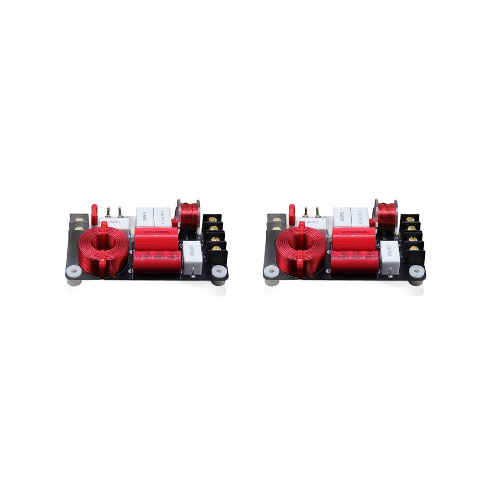 2X 150W 2-Way Crossover For Hi-Fi Bookshelf Speaker Dual Air Core Inductor 2500Hz Hifi Crossover 6033961333003