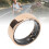 Bluetooth Smart Ring Gesundheits-Tracker IP68 wasserdicht 20mAh 18,9 mm 1